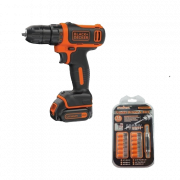 Máy khoan vặn vít pin Black & Decker BDCDD12K-B1