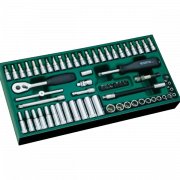 Bộ đầu tuýp 66 chi tiết 1/4" Sata 09901