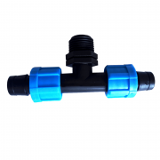 Tê 17mm x 21mm ren ngoài TJ TC1721