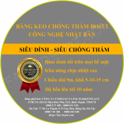 Băng keo chống thấm công nghệ Nhật Bản Bosui