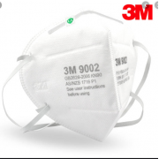 Khẩu trang chống bụi mịn PM2.5 3M 9002 (dây thun quàng gáy)