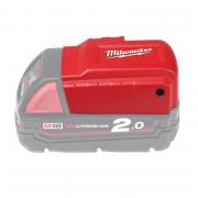 Bộ chuyển đổi nguồn đầu cắm USB Milwaukee M18 USB PS HJ2