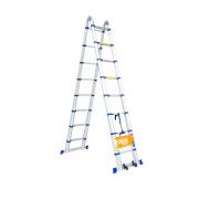Thang nhôm rút đôi Yumita 5.6m (Xanh) YMT-256