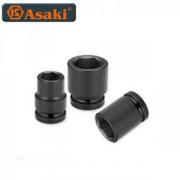 Đầu tuýp đen 1/2" 6 cạnh Asaki