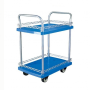 Xe đẩy hàng sàn nhựa 2 tầng Feida FD-150T2