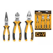 Bộ 3 kềm răng,cắt và nhọn INGCO HKPS08318