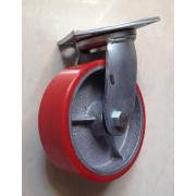 Bánh xe PU gang càng xoay A Caster A6"-UCI-S