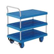 Xe đẩy hàng 3 tầng sàn nhựa Smartpro - 31/TPU