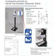 Trụ đựng bình sát khuẩn tay KAWAJUN LDA007KB