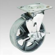 Bánh xe gang đúc càng xoay khóa A Caster A6"-CI-SB
