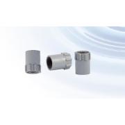 Nối ống nước 16mm ren trong 17mm PVC N16-RT17