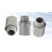 Nối ống nước 27mm ren ngoài 27mm PVC N27-RN27