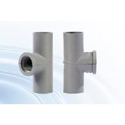 Nối ống nước T 21mm ren trong 21mm PVC T21-RT21