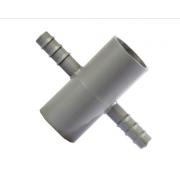 Nối ống nước chữ thập 27-10 ly PVC NC+ 27.10ly