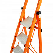 Thang nhôm ghế 5 bậc Nikawa NKA-05 (Trắng phối cam)