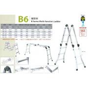 Thang nhôm gấp 4 đoạn PAL B6-125