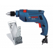 Máy khoan Bosch GSB 550 + Bộ 5 mũi khoan tường