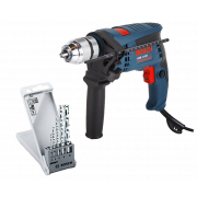 Máy khoan Bosch GSB 13 RE (hộp giấy) + Bộ 5 mũi khoan tường