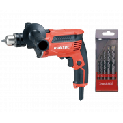 Máy khoan búa Maktec MT817 + Bộ 5 mũi khoan D-05175