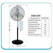Quạt điện đứng Dasin KSM-3076