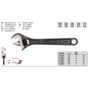 Mỏ lết hệ inch Yato YT-2074