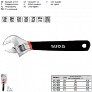 Mỏ lết hệ mét Yato YT-21653