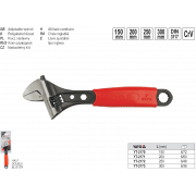 Mỏ lết cáng nhựa hệ mét Yato YT-2170