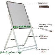 Bảng Flipchart cố định, giá rẻ Bavico 120x80cm FCCD120-80