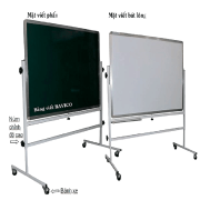 Bảng di động một mặt  phấn cao cấp hoặc bút lông cao cấp Bavico 120x160cm DD120-160