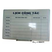Bảng lịch công tác Bavico 60 x 100cm