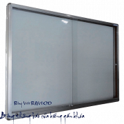 Bảng thông báo cửa kiếng gắn khóa Bavico 120x160cm BTB120-160