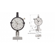 Đồng hồ đo sâu 0-10mm x 0.01 Đế 40mm Mitutoyo 7210