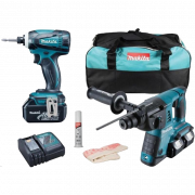 Bộ sản phẩm 18v Makita DLX2071PM1