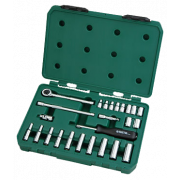 Bộ đầu tuýp 25 chi tiết 1/4" Sata 09098