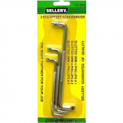 Tô vít 3 chiếc mũi cong (SL5xPH1, SL6xPH2, SL8xPH3) Sellery 11-215