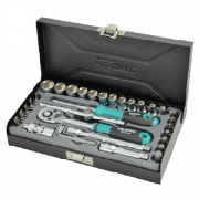 Bộ khẩu 1/4"-33 chi tiết Whirlpower 1612-0633S từ 4-13mm-hộp sắt