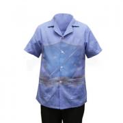 Áo blouse ngắn tay nam/nữ