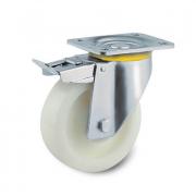 Bánh xe Nylon xoay tải trọng nặng có khóa Tente 4687TOP125P63