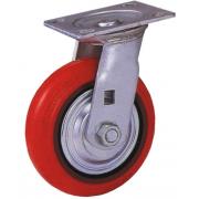 Bánh xe PU đỏ tải trọng nặng xoay Kyung Chang 4260S A1 PC