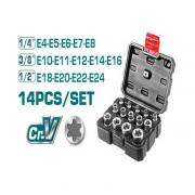 Bộ 14 đầu tuýp loại E Total THKTETS0114