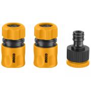 Bộ 3 đầu nối nhanh máy xịt rửa INGCO HHCS03122