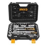 Bộ 44 đầu tuýp (1/4 inch + 1/2 inch) INGCO HKTS42441