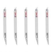 Bộ 5 lưỡi cưa kiếm đa năng WRECKER Milwaukee 48-00-5711 T8-300.48mm