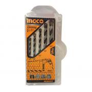 Bộ 5 mũi khoan bê tông đuôi trơn INGCO AKDB3055