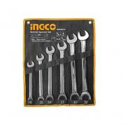 Bộ 6 cờ lê miệng vòng hai chiều (19-32mm) INGCO HKSPAR1061