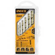 Bộ 6 mũi khoan kim loại HSS INGCO AKDB1065