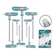 Bộ 8 chìa lục giác bông tay cầm chữ T Total THHW8083