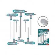Bộ 8 chìa lục giác tay cầm chữ T Total THHW8081