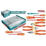 Bộ 9 công cụ cầm tay cách điện Total THKTV02H091