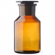 Chai nâu nút mài MR lục giác Dinlab